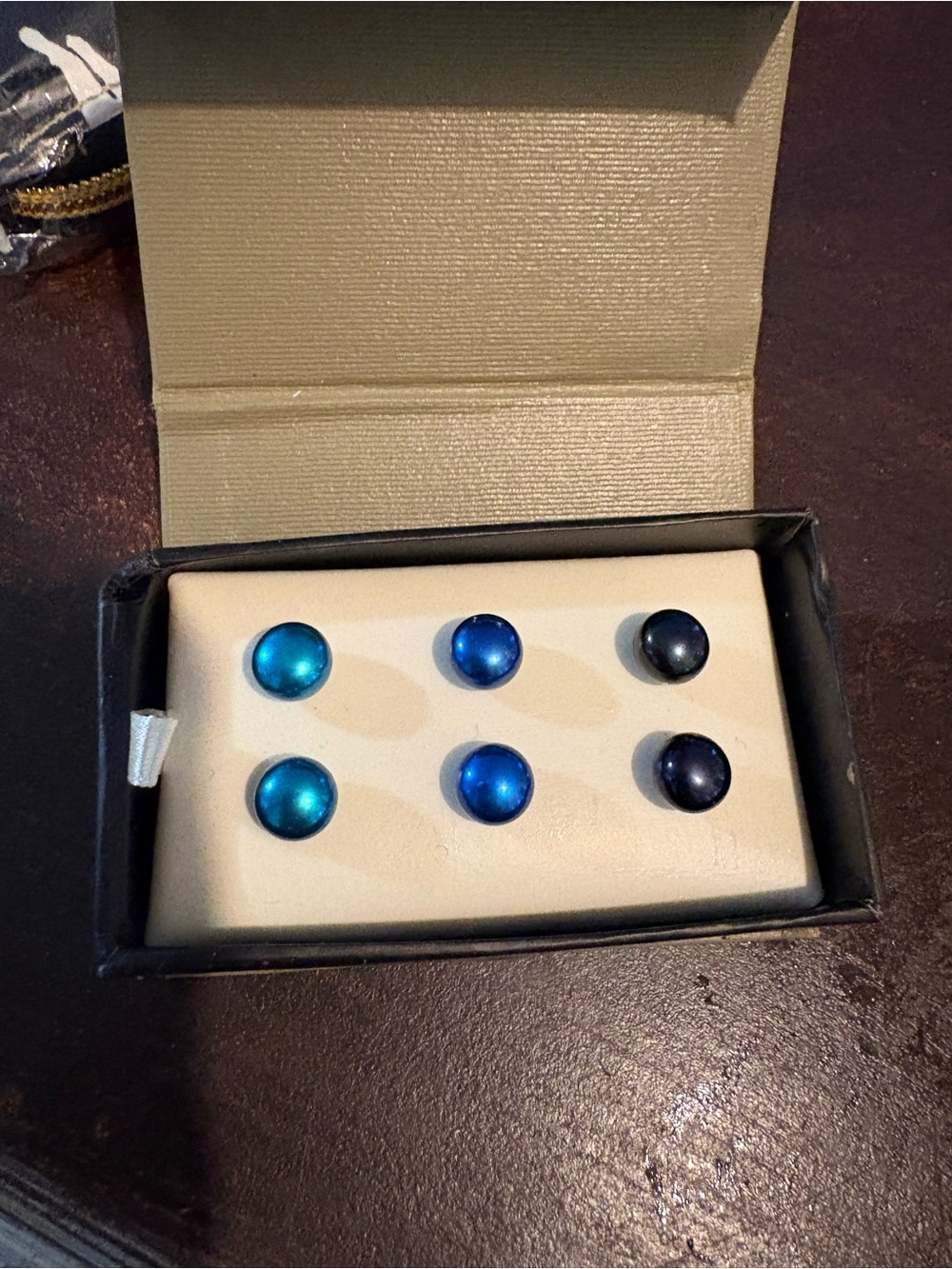 Honora Cultured Freshwater Pearl Stud Earrings Set of 3 Pair 8mm Gift Box